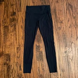Lululemon navy blue leggings pants pockets